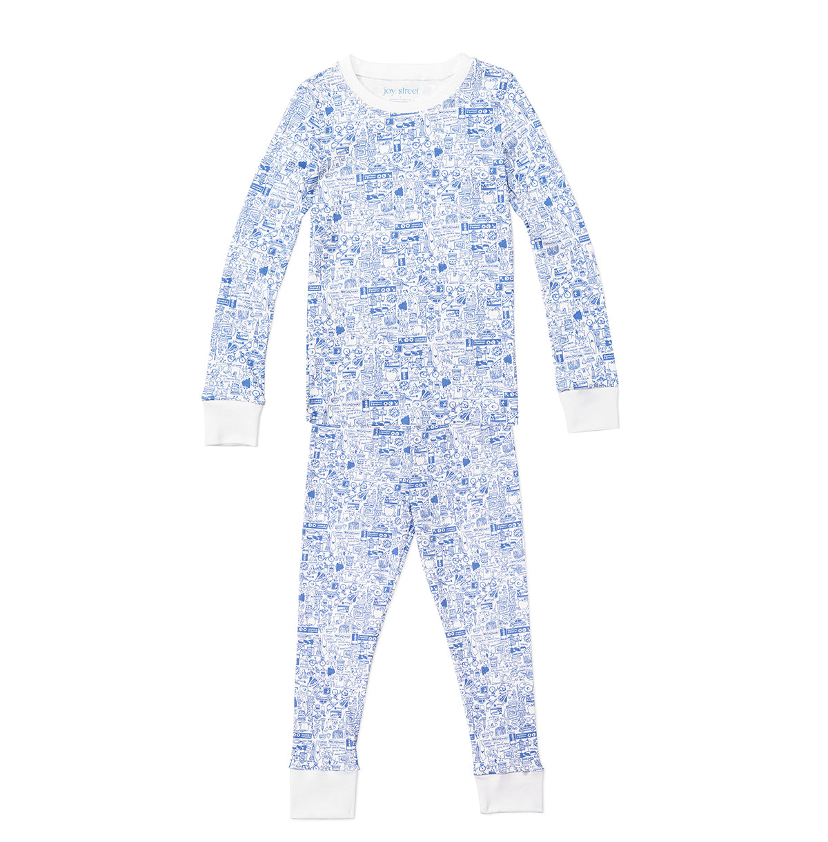 NYC Kids Two PIece Pajamas, Blue