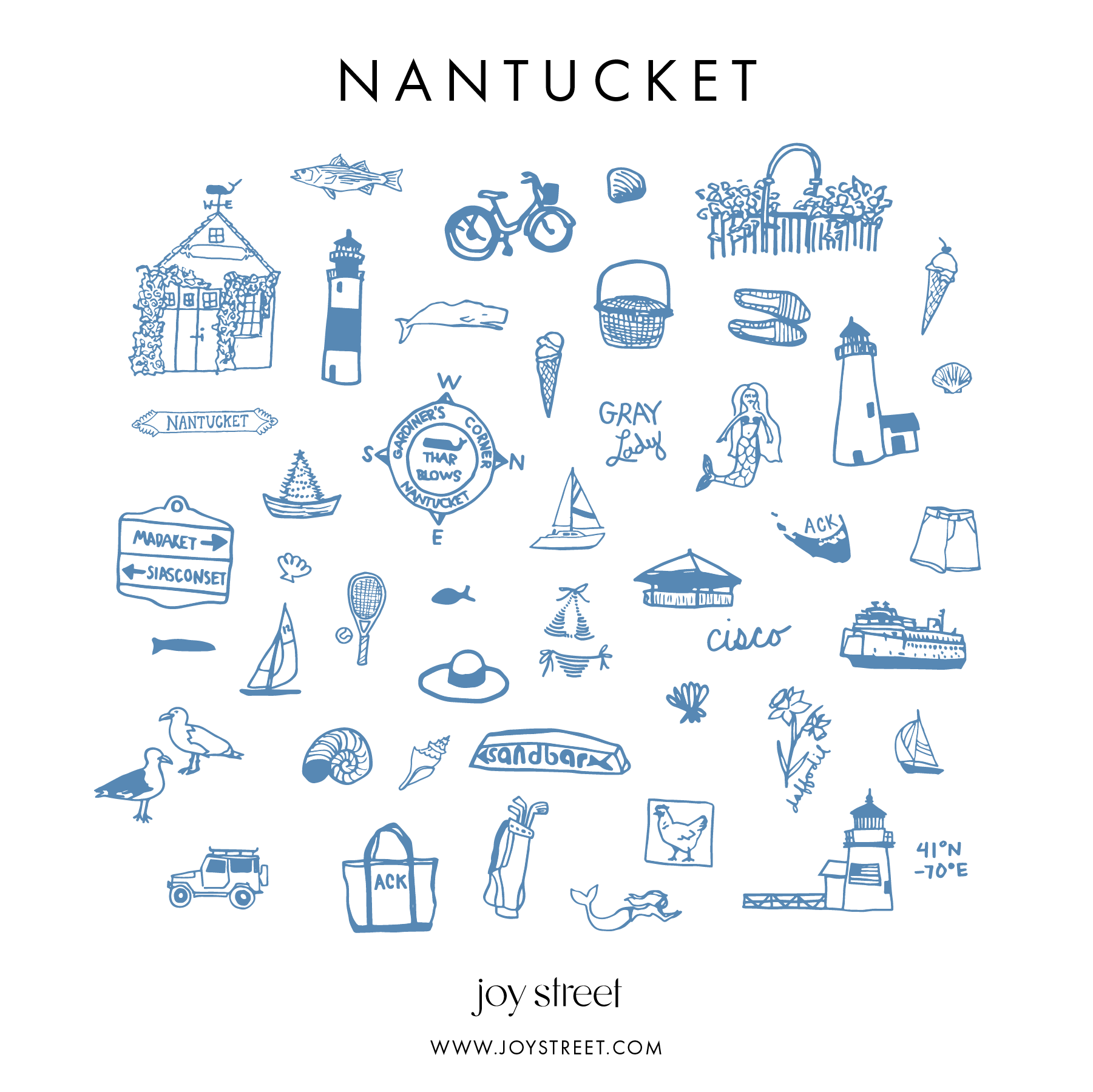 Joy Street Nantucket Collection