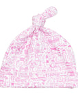 Joy Street Nantucket Printed Baby Hat, Pink