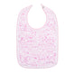 Joy Street Nantucket Printed Round Bib, Pink