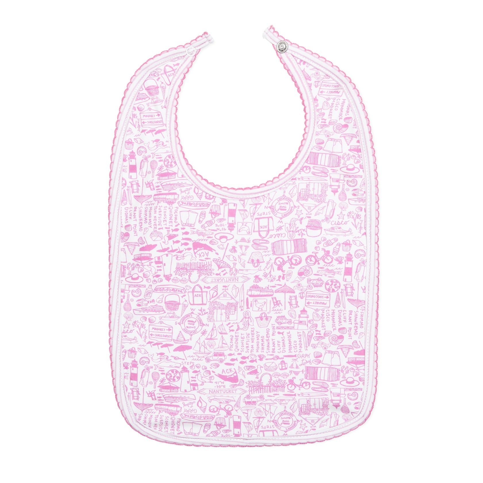 nantucket pink bib joy street