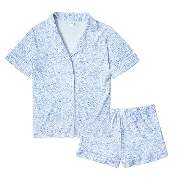Joy Street Women's Nantucket Button Front Pajamas