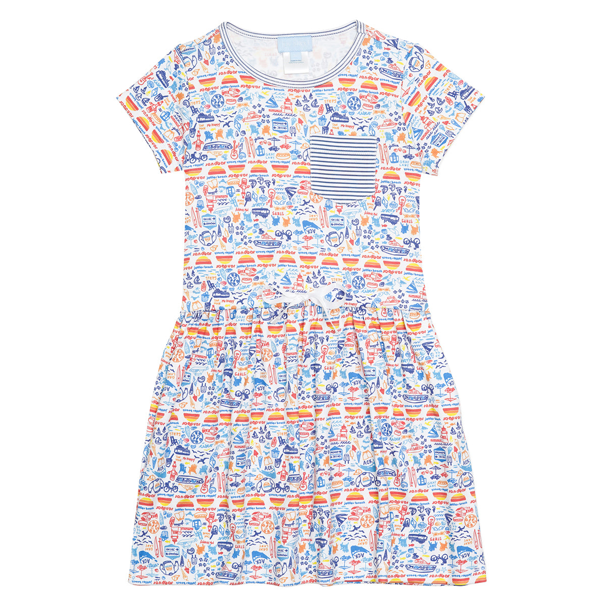 Joy Street Nantucket Sandbar Collab Printed Emery Dress