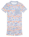 Joy Street Nantucket Sandbar Collab Printed Short Pajama Set 