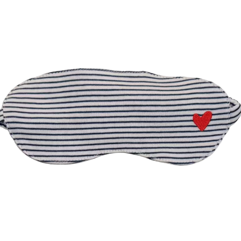 NavyStripeEyemask