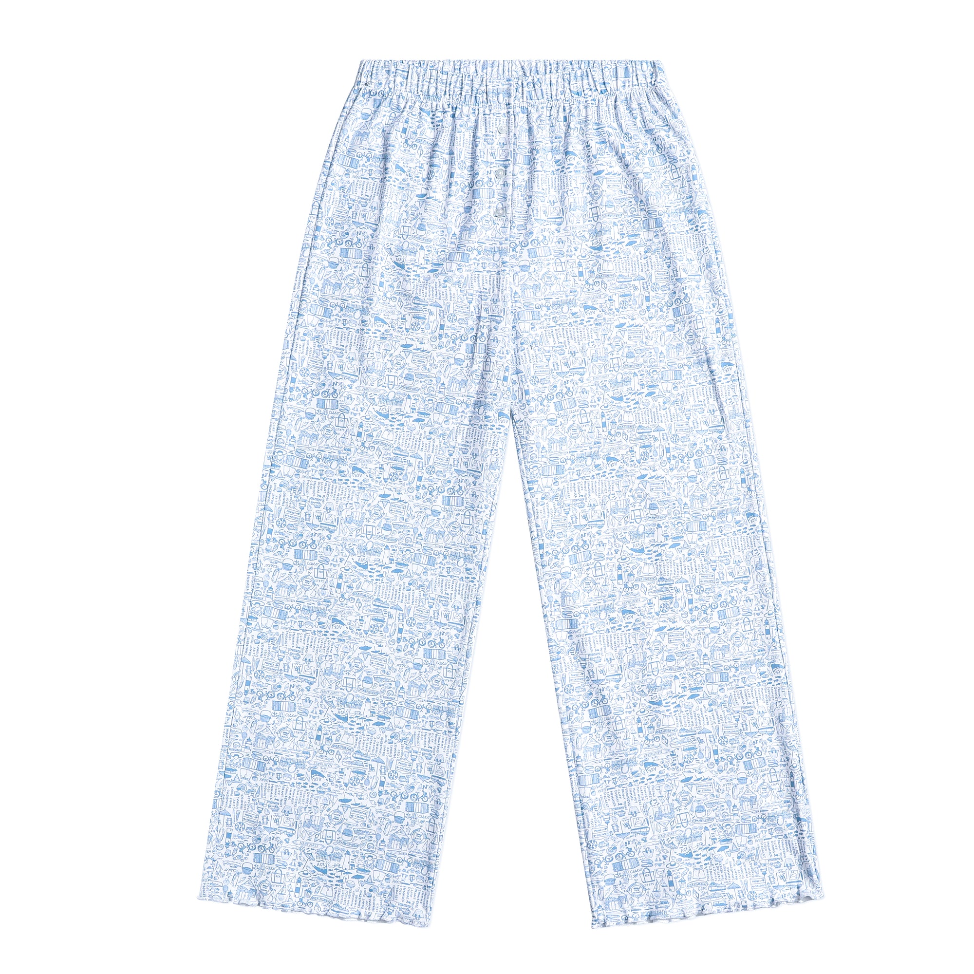 Nantucket Womens Crop Set Pajamas