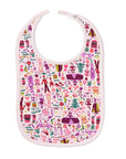 Nutcracker Baby Bib, Pink