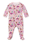 Joy Street Nutcracker Puff Sleeve Zip Onesie