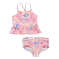 Pink Chicken Girls Palmer Tankini Pink Seashells