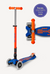 Micro Maxi Foldable LED Scooter | Neon Blaze Orange/Navy