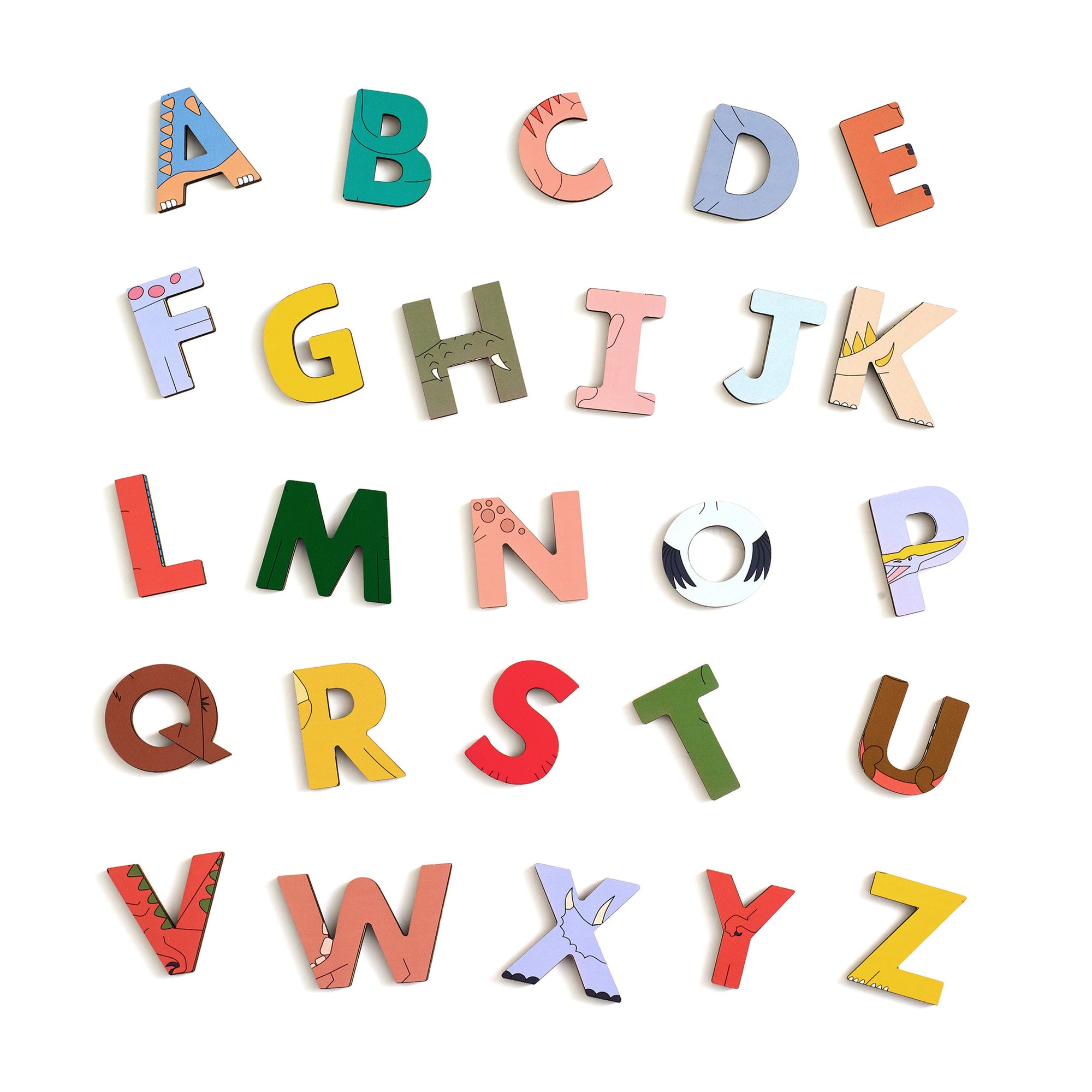 Dino Legends Wooden Alphabet Puzzle