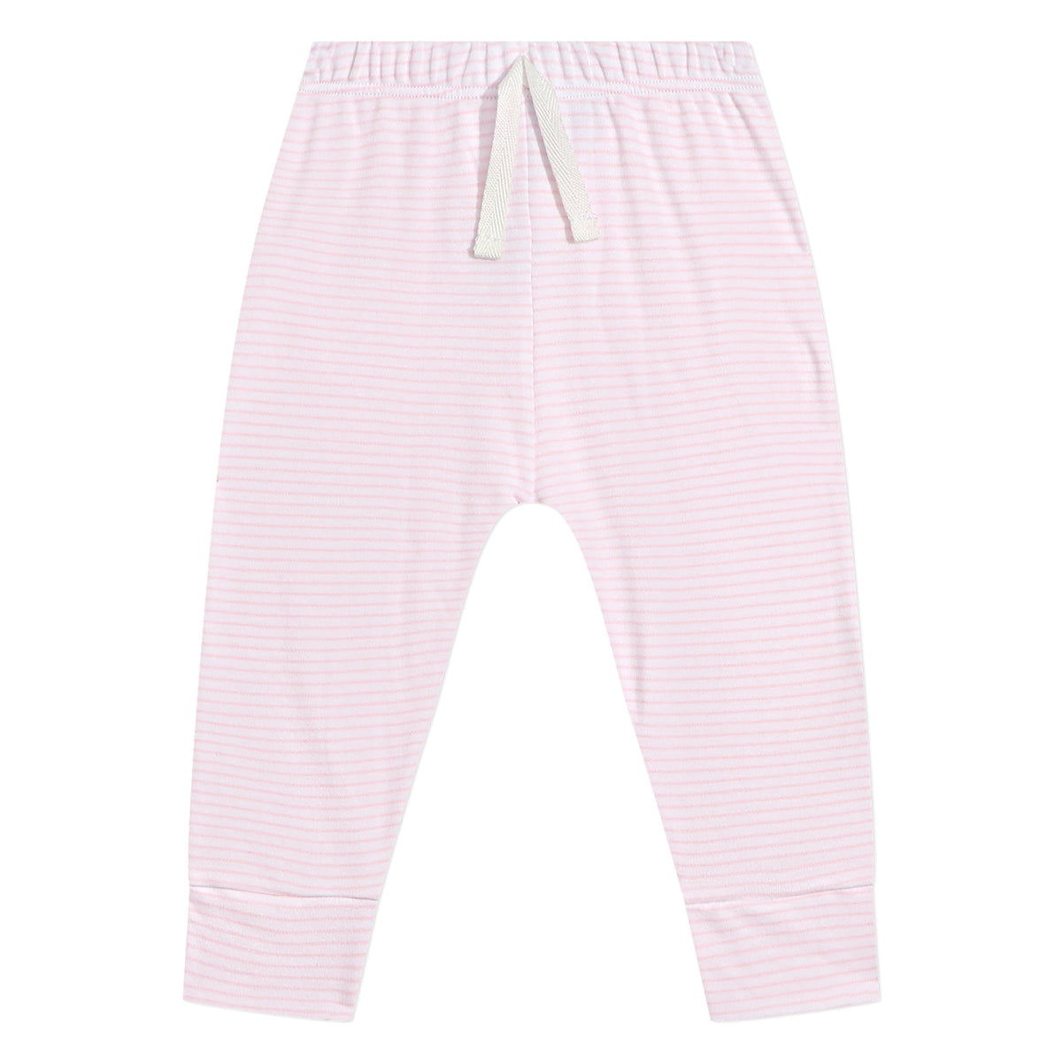 Harbor Stripe Baby Pant in Pink