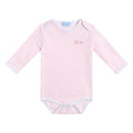 "Lil Sis" Short Sleeve Bodysuit in Pink Stripe