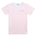 "Big Sis" Short Sleeve Tee in Pink Stripe