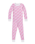 Joy Street Pink Block Hearts Kids Pajamas