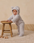 Quincy Mae Bear Jumpsuit in Frost