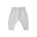 Quincy Mae Drawstring Pant in Cloud Stripe