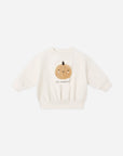 Quincy Mae Relaxed Fleece Sweatshirt Pumpkin