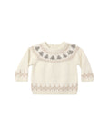 Quincy Mae Rex Sweater Tree Fair Isle