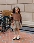 Rylee + Cru Sweatshirt Dress Vintage Bloom