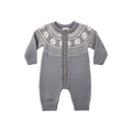Fair Isle Romper Slate