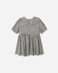 Rylee + Cru Camille Dress Navy Check