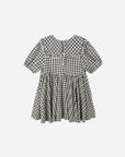 Rylee + Cru Camille Dress Navy Check