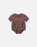 Rylee + Cru Liv Romper in Mulberry Iris