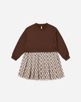 Rylee + Cru Sweatshirt Dress Vintage Bloom