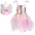 Rainbow Fairy Dress & Wings