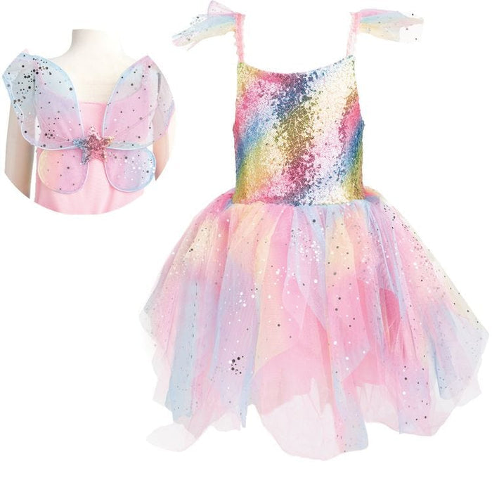 Rainbow Fairy Dress &amp; Wings