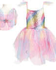 Rainbow Fairy Dress & Wings