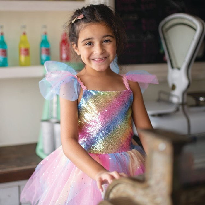 Rainbow Fairy Dress &amp; Wings
