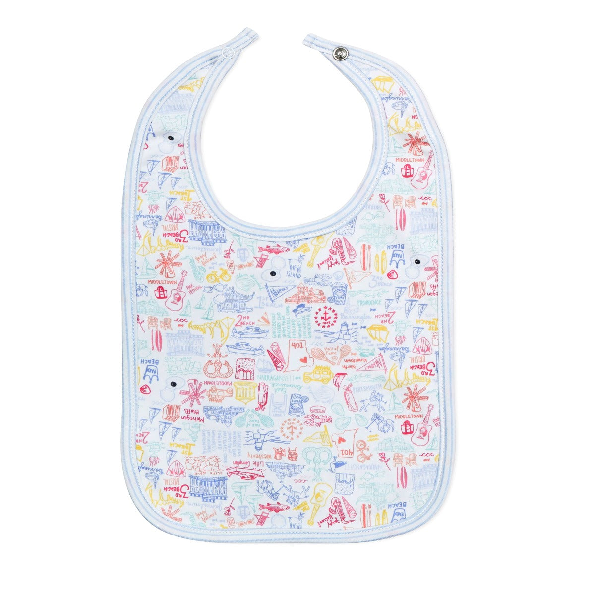 Joy Street Rhode Island Baby Bib