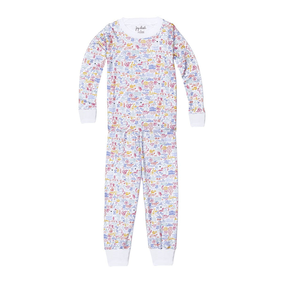 Rhode Island Two Piece Kids Pajamas