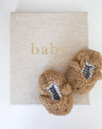 Sherpa Bear Booties Caramel