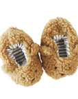 Sherpa Bear Booties Caramel