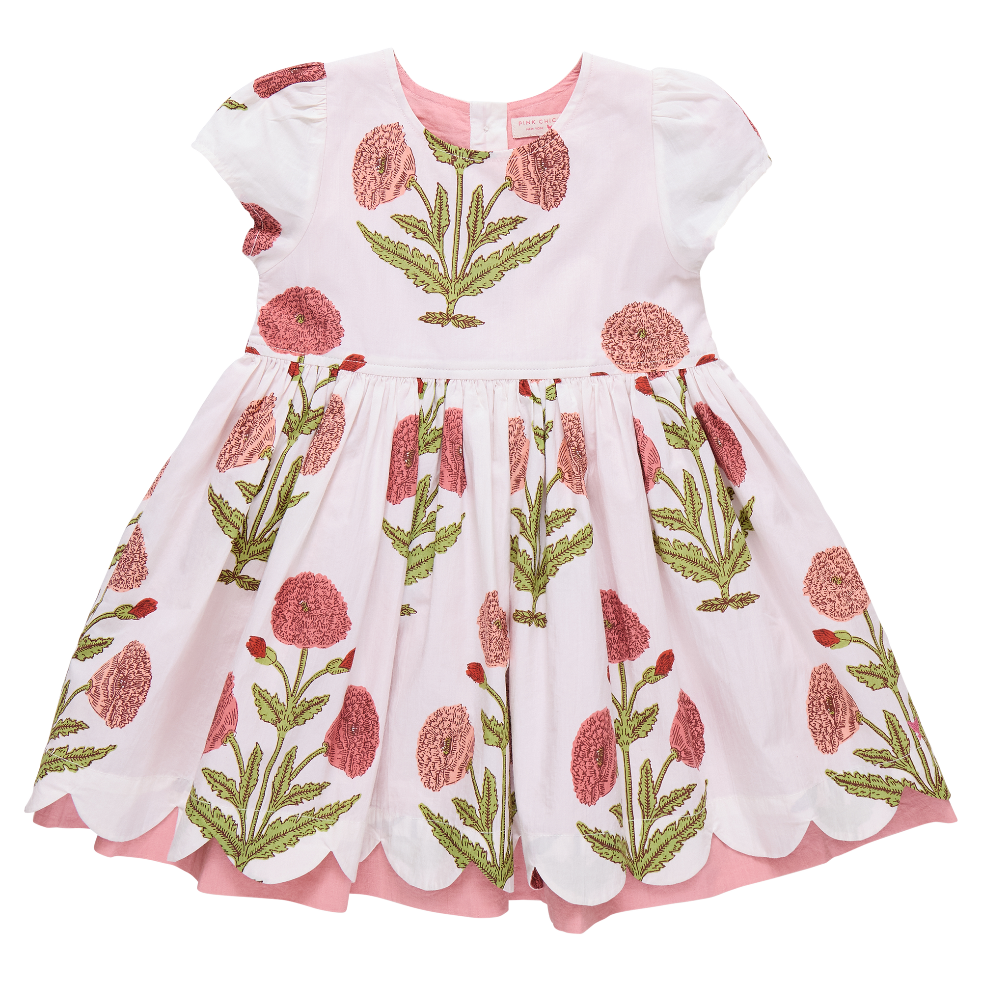 pink chicken dress Rose Dandelion Girls Marisol Dress