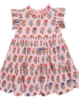 Pink Chicken Girls Jennifer Dress in Multi Flower Drop