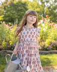 Pink Chicken Girls Jennifer Dress in Multi Flower Drop