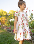 Pink Chicken Girls Marisol Dress in Rose Dandelion