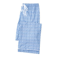 Joy Street Blue Heart Pajama Set Adult Long Bottom