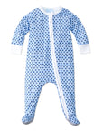 Joy Street Baby Zip Oneise Blue hearts stripe