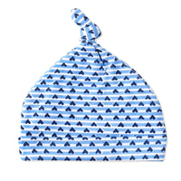 Joy Street Blue Heart Stripe Baby Hat