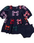 Girls Brooke Bow Dress
