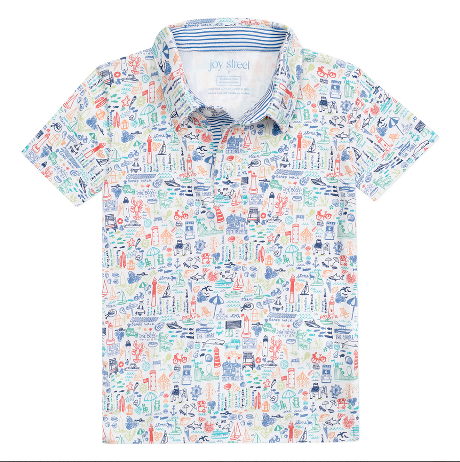 Jersey Shore Boy's Polo Shirt