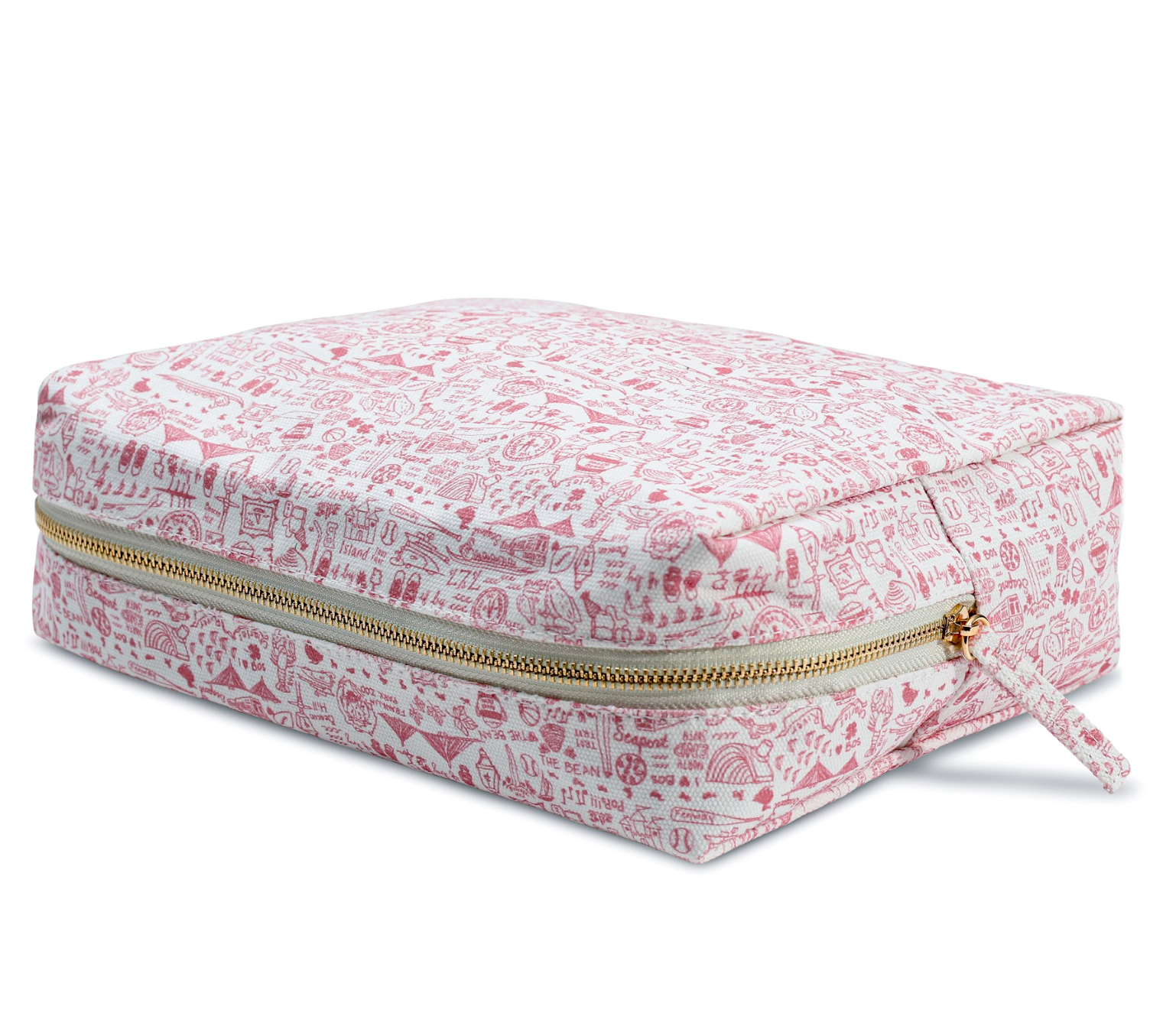 Pink Boston Large Travel Pouch