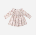 Quincy Mae Ruffle Collar Button Dress in Pink Blossom