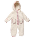 Pink Chicken Baby Girls Pramsuit (Cream)
