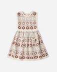 Rylee + Cru Viollete Sweater Dress in Flower Fair Isle